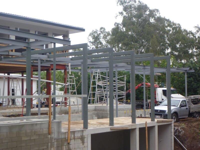 22 Commercial Frame — On The Spot Steel Fabrication in Caloundra, QLD