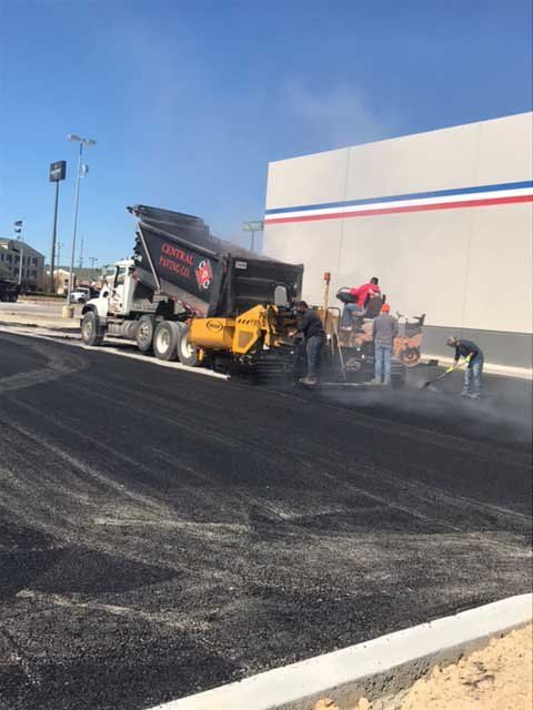 Gallery Seal Coating Services — Company Truck Near Market in Paducah, KY