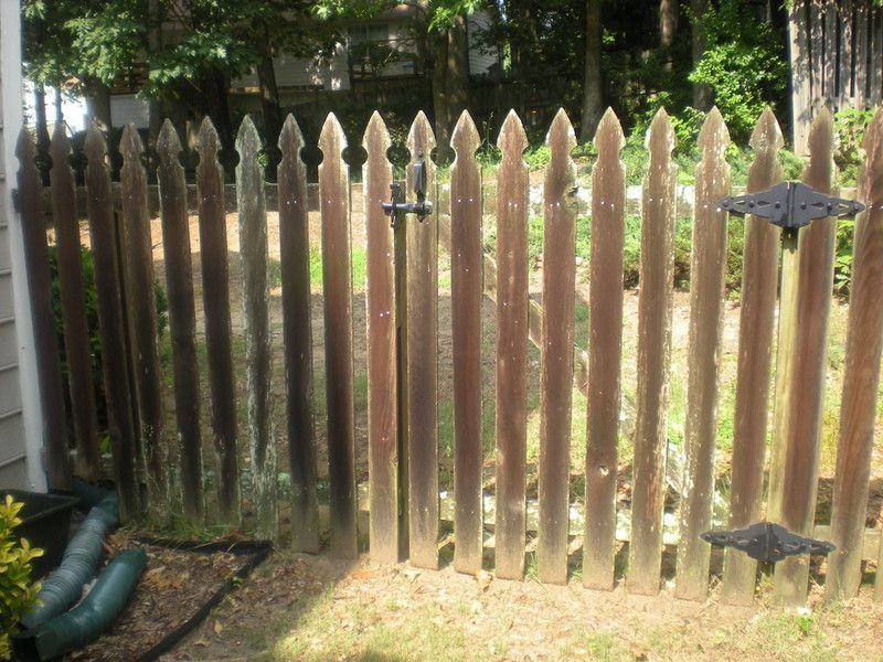 Before Cleaning Fence Gate – Clarkesville, GA – Xtreme Cleaning Service LLC