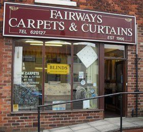 Curtain fitters - Preston, Lancashire - Fairways Carpets - Shopfront.