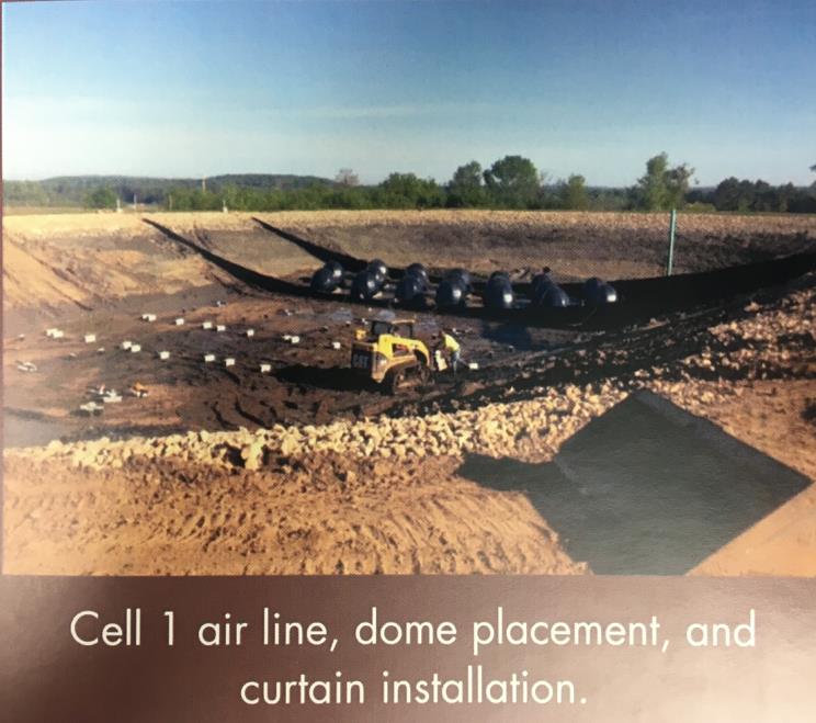 Cell 1 Curtain Installation — Arbor Vitae, WI — Howard Bros.