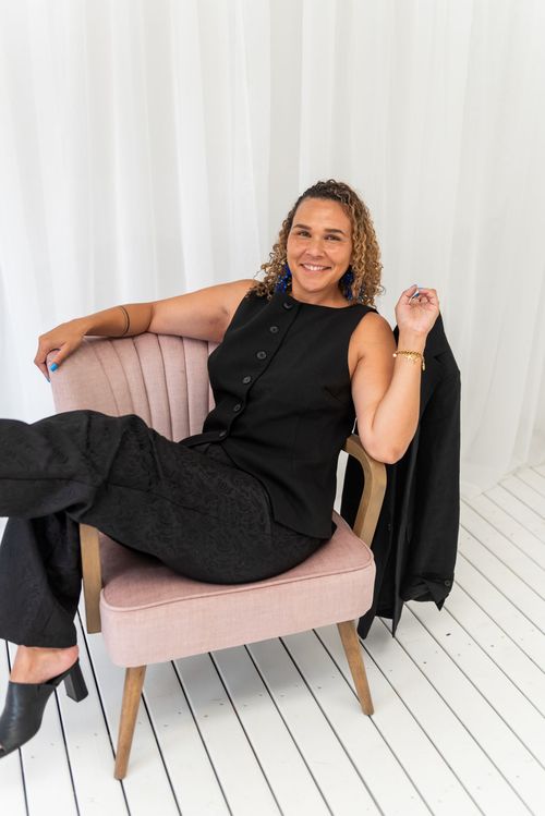 Libby sharing her vision for empowering purpose-led women through Female First