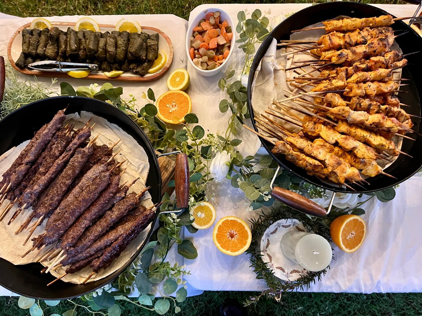 A Large, Festive Charcuterie Board with Various Snacks and Treats — The Habibiz Catering In Wingham, NSW