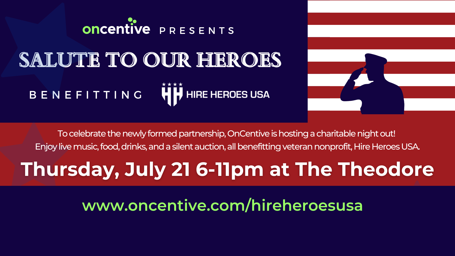Join us for Salute To Our Heroes on July 21