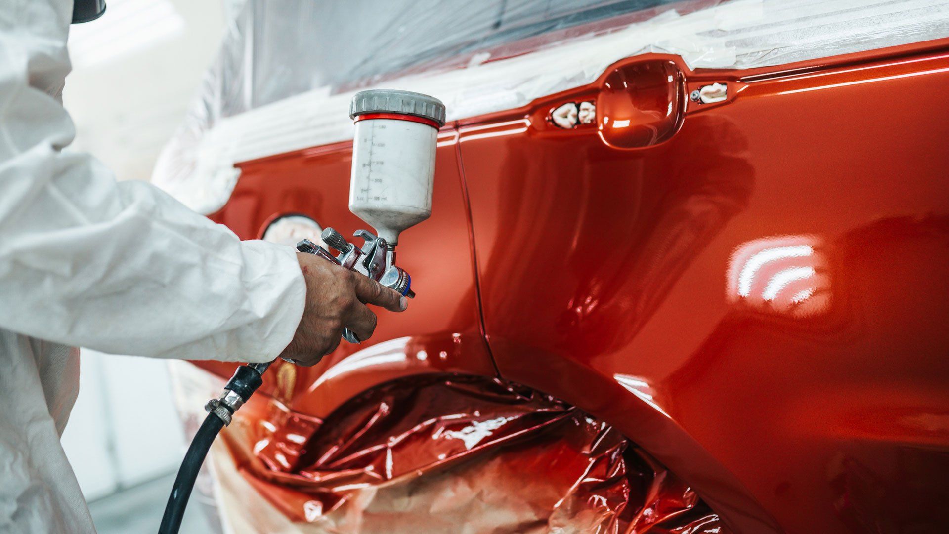 Painting a Car — Ludowici, GA — Goode Customs