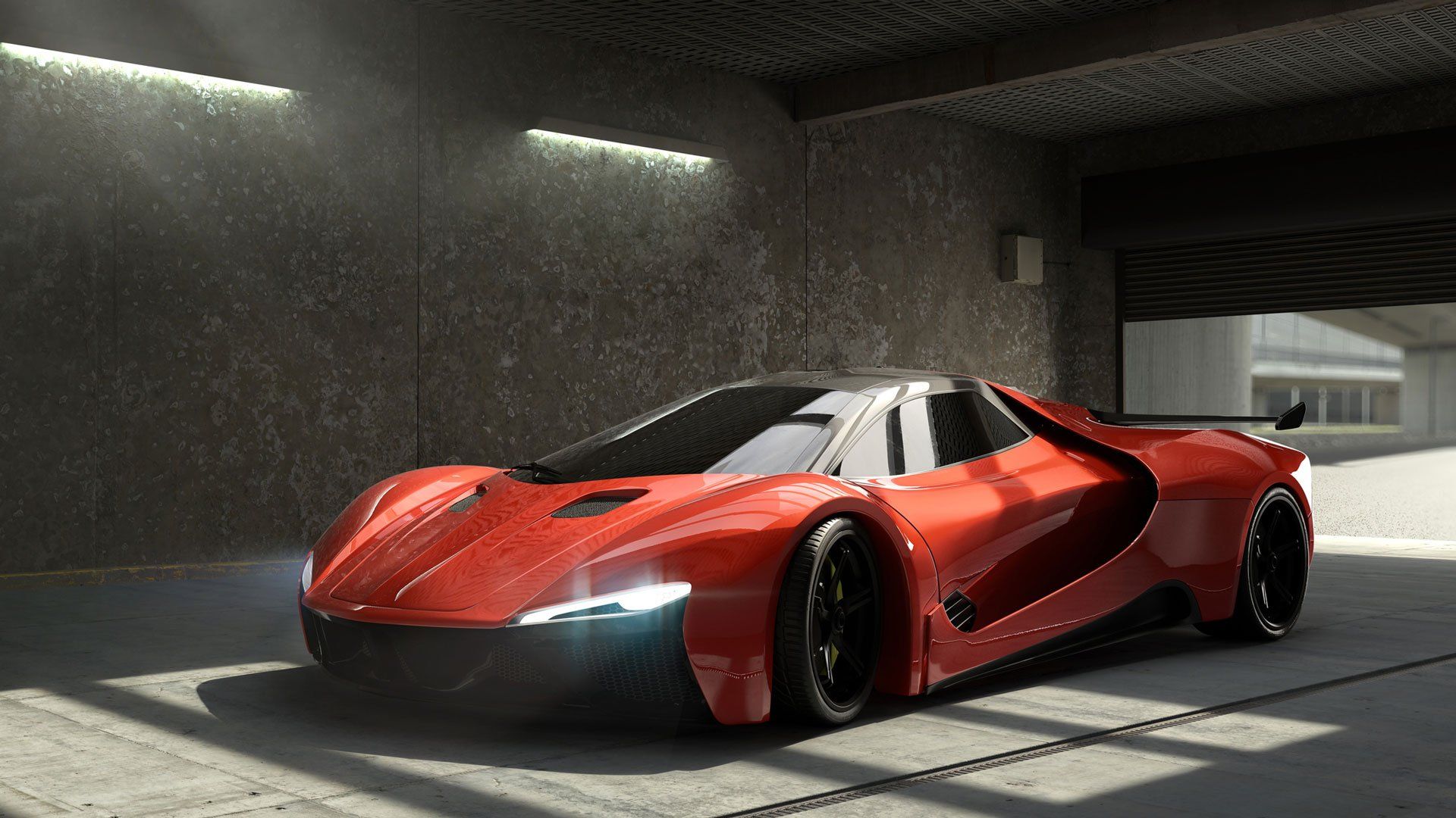 Red Sports Car — Ludowici, GA — Goode Customs