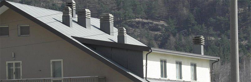 una casa vista da lontano