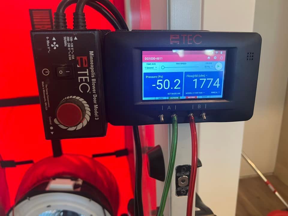 A device with a screen that says ' etec ' on it