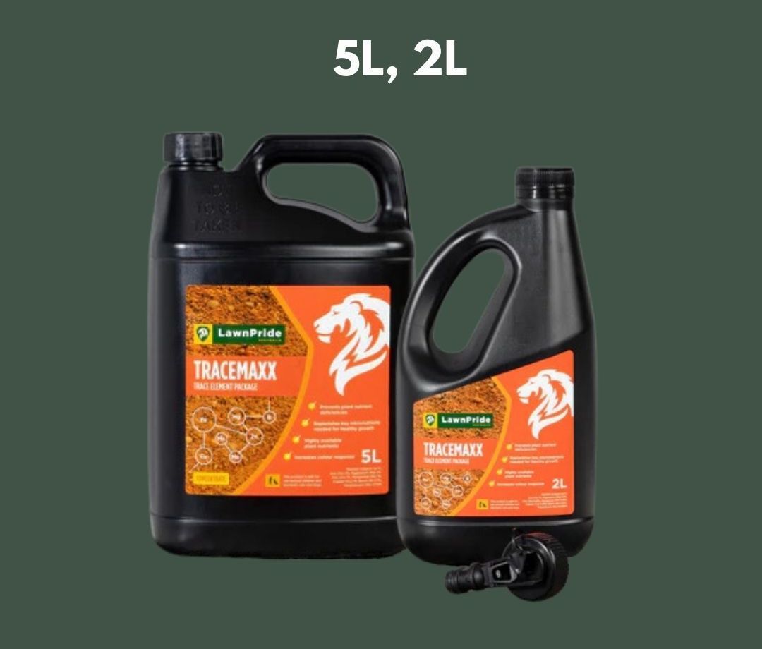 A 5l And 2l Bottle Of Tracemax Oil — Tropical Lawns Pty Ltd In Little Mulgrave Qld