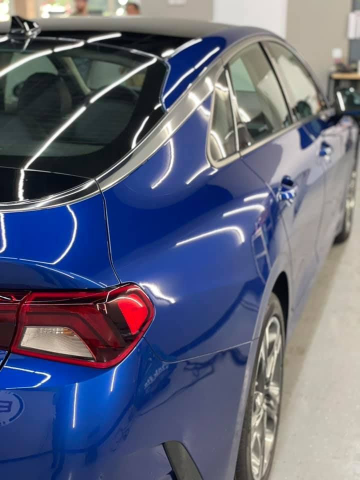 Ceramic coating car