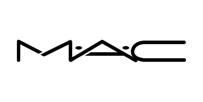 MAC Cosmetics logo in black text on a white background.