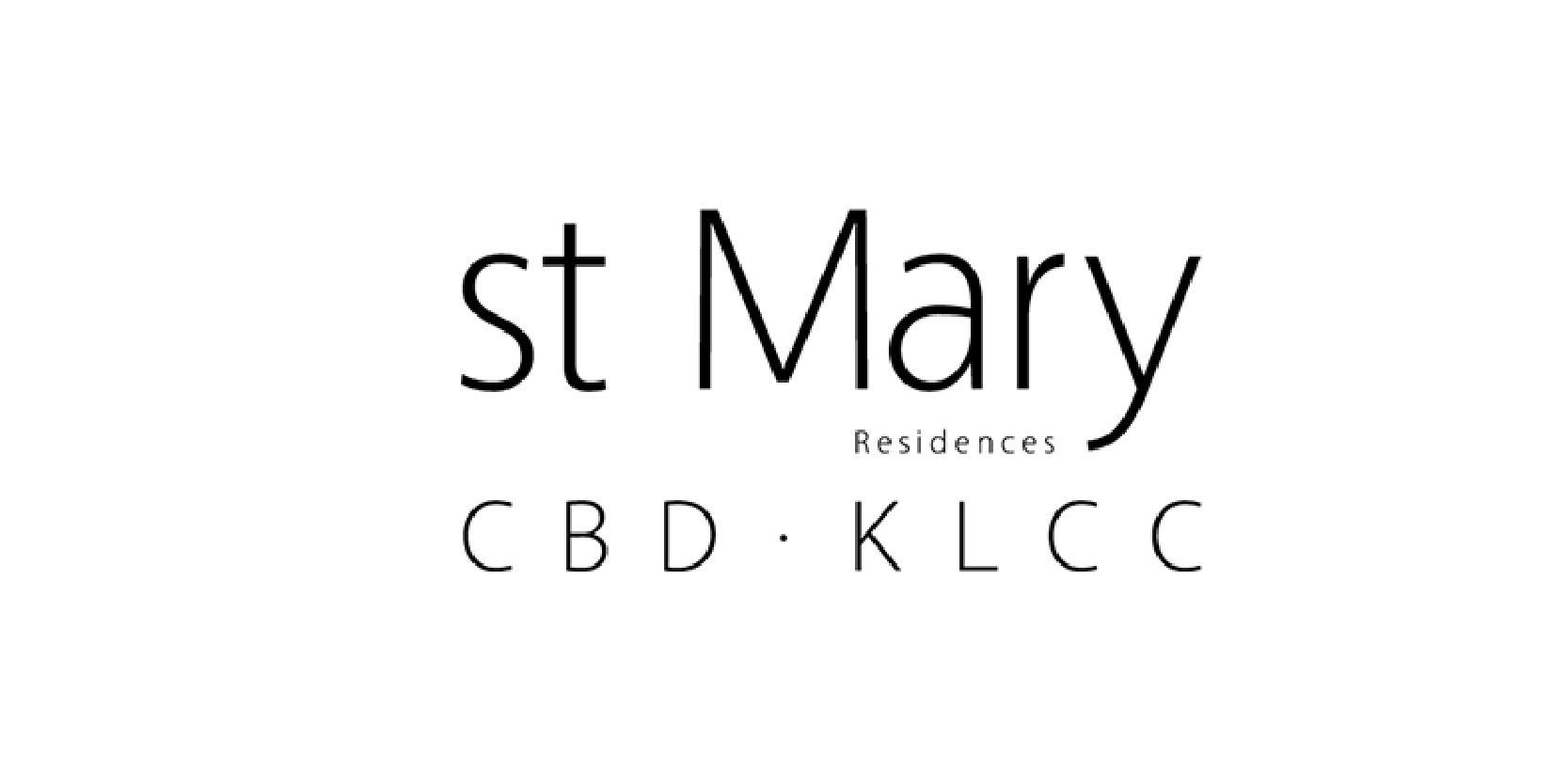 Logo for St. Mary Residences in Kuala Lumpur, Malaysia, with text