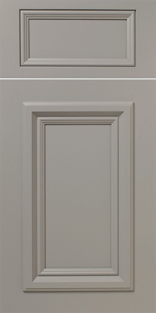 Two white-framed rectangular panels on a light gray surface.