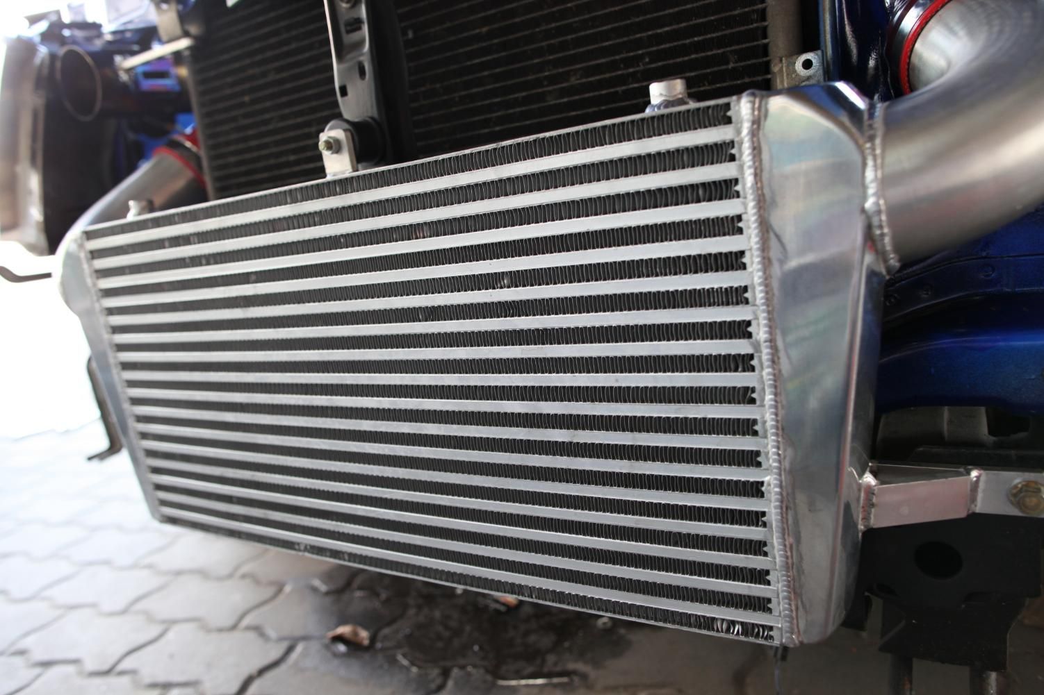 A Close Up Of An Intercooler On A Car — Hastings Diesel Service In Port Macquarie, NSW