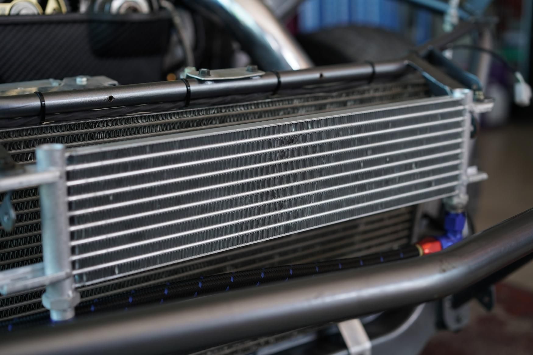 A Close Up Of A Radiator On The Front Of A Car — Hastings Diesel Service In Port Macquarie, NSW
