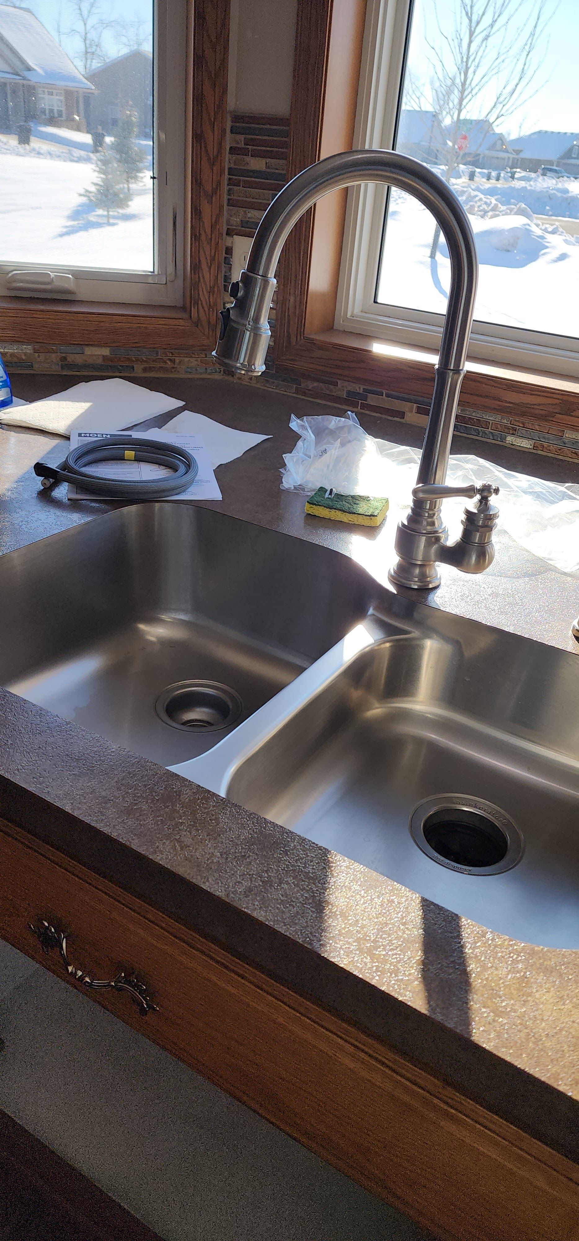 Sink repair.
