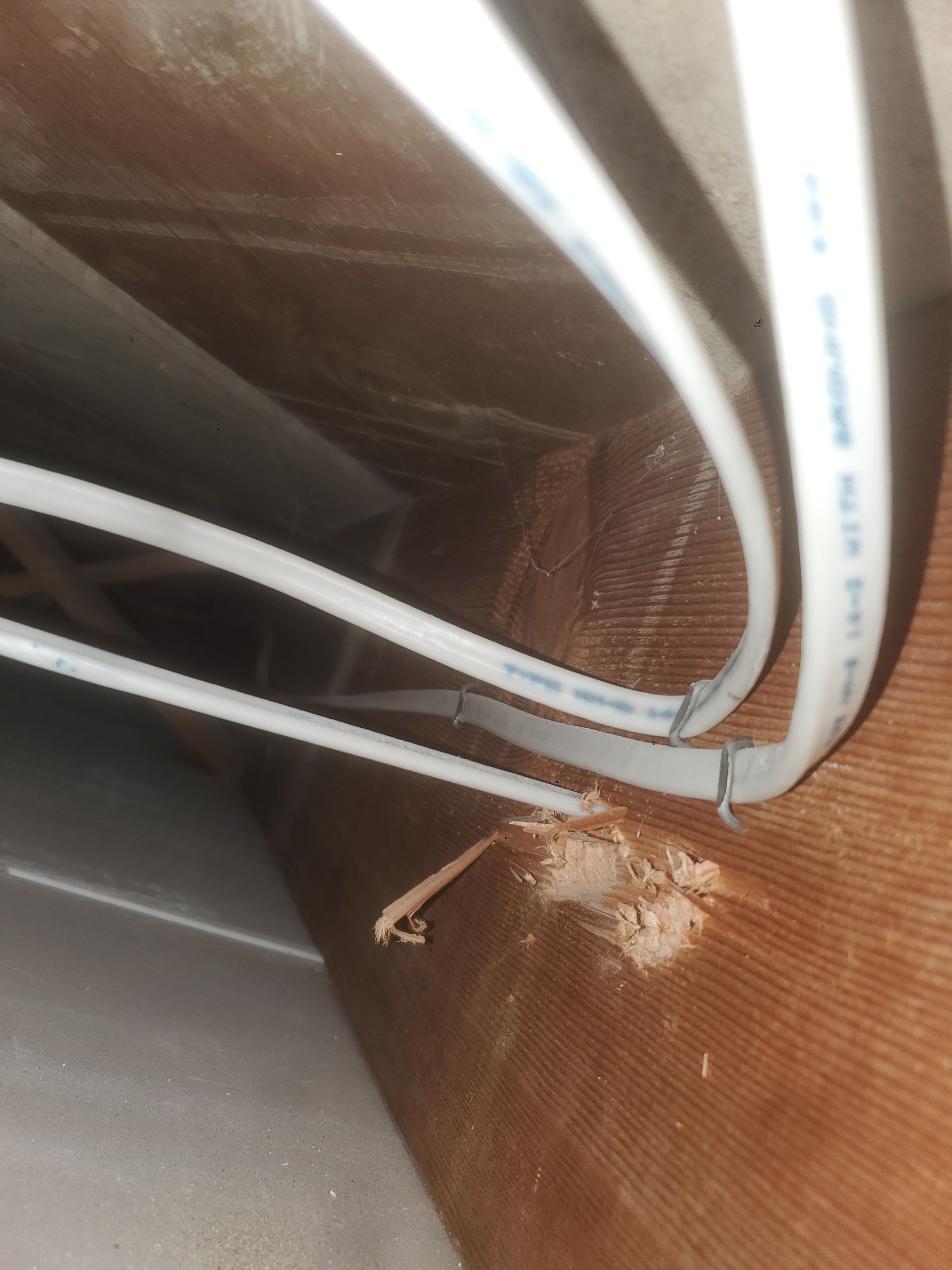 Cabling, wiring and electrical.