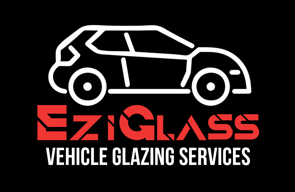 The EziGlass logo, Local Hereford windscreen and chip repair company, autoglass car glass and vehicle glazing glass services.