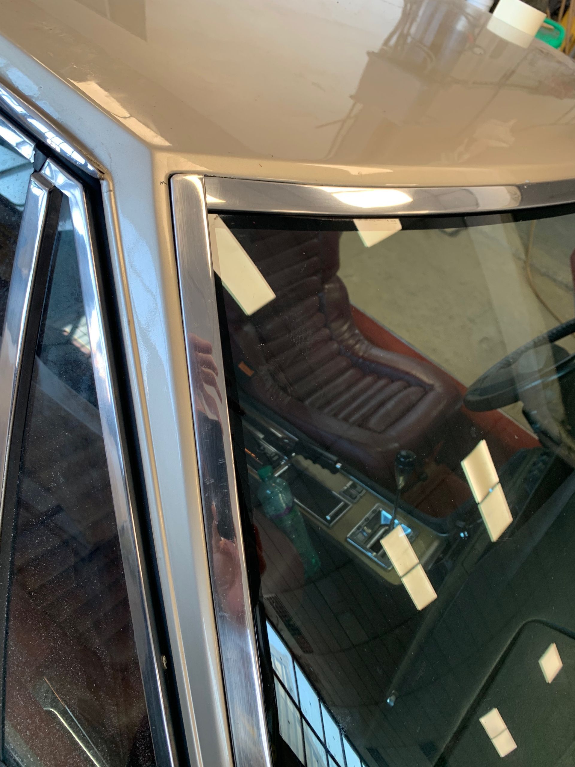Eziglass - Vehicle Glazing Services gallery image. Citroen SM windscreen remove and refit.