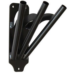 supporto a muro per tre bandiere