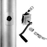 asta pennone in alluminio