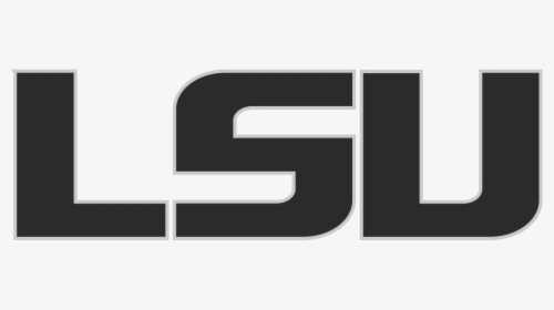 A black and white logo for lsu on a white background.