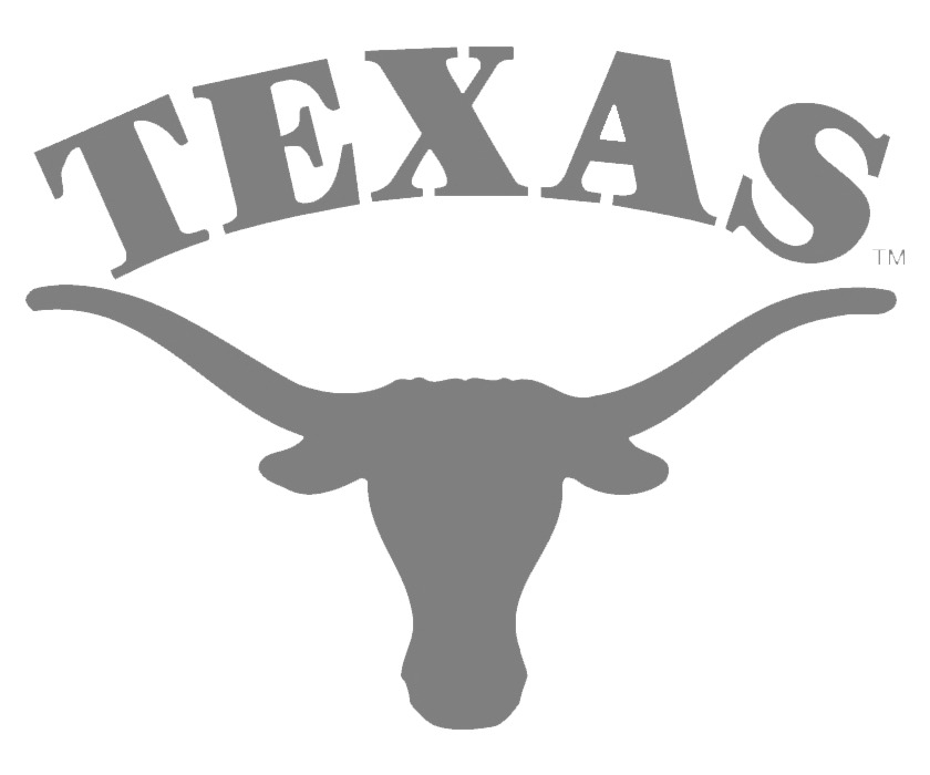 The logo for the texas longhorns is a silhouette of a bull 's head.