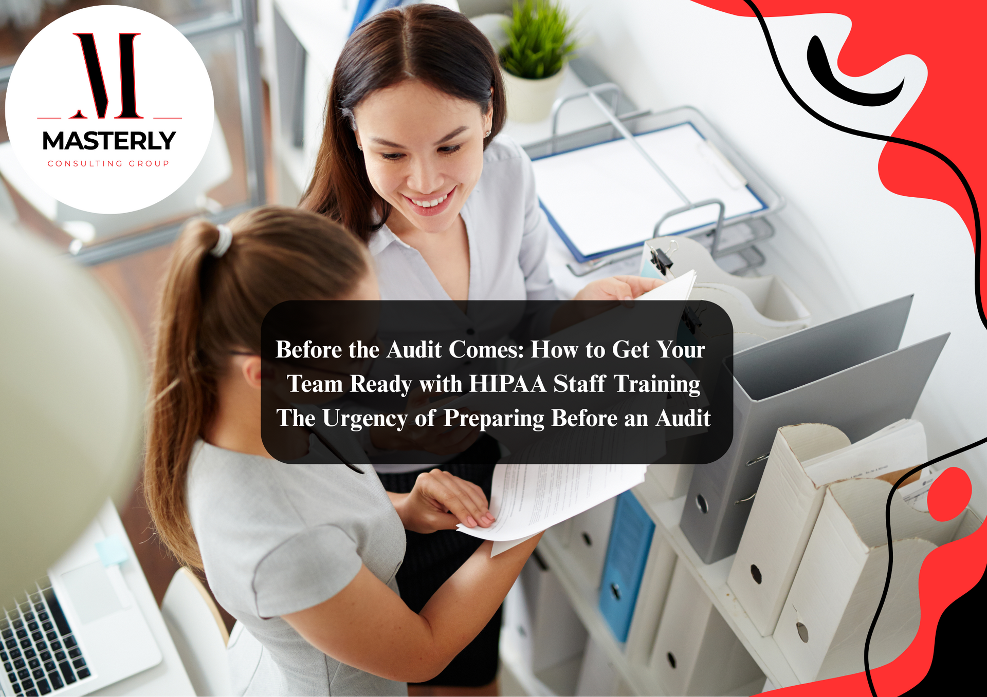 Healthcare team completing HIPAA staff training course online.