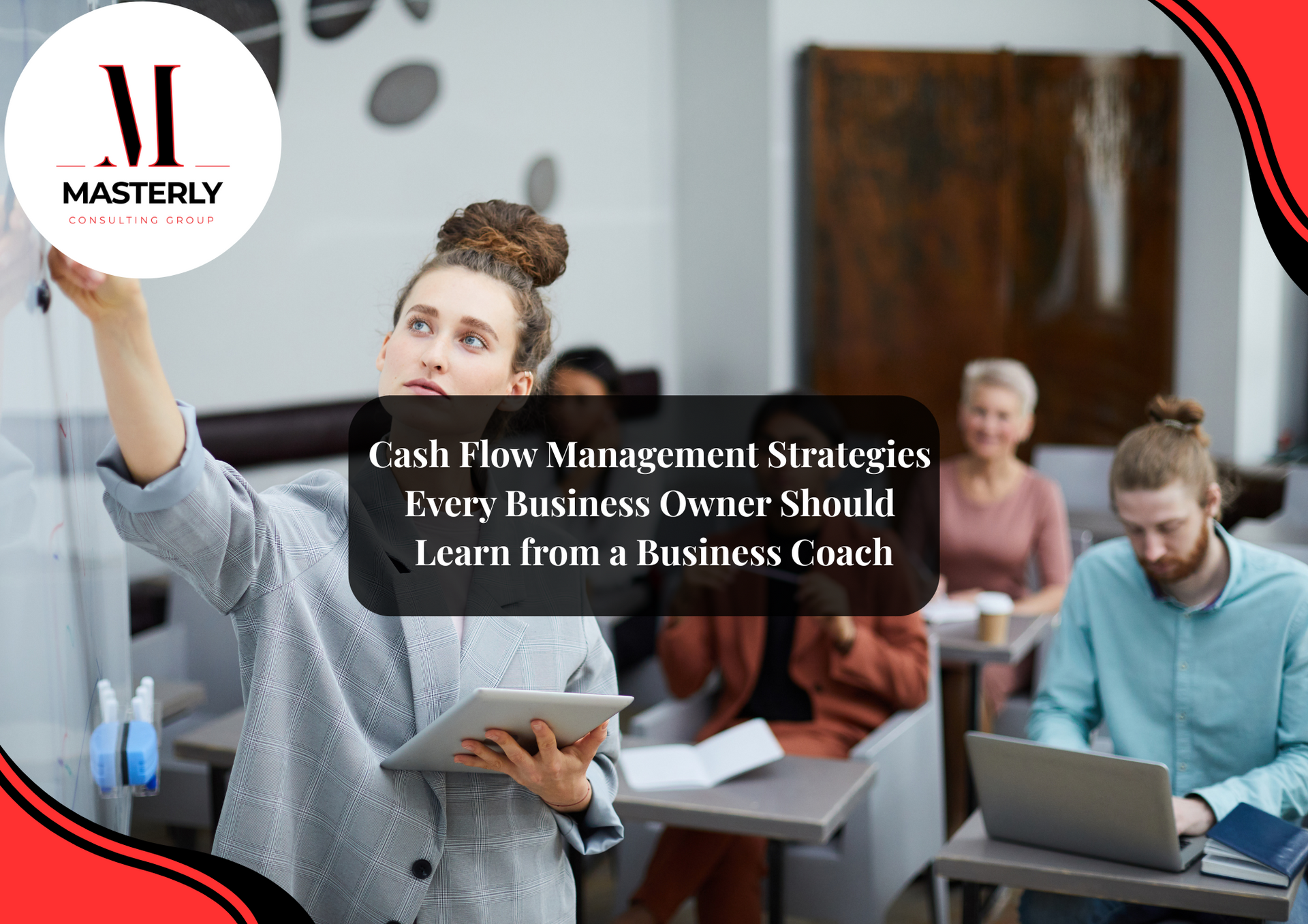 Business coaching concept for professional and leadership development.