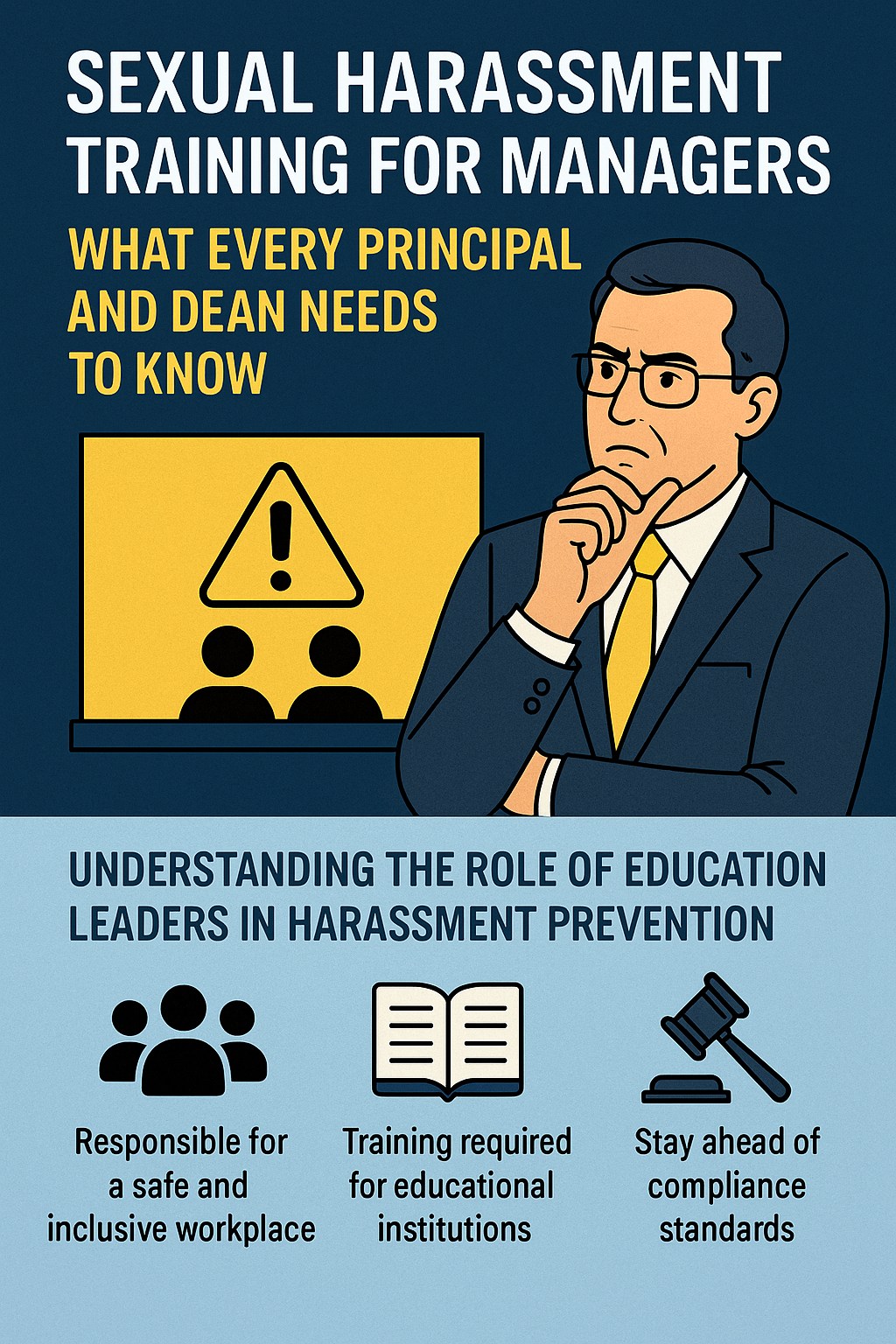Sexual Harassment Training for Managers: What Every Principal and Dean Needs to Know.