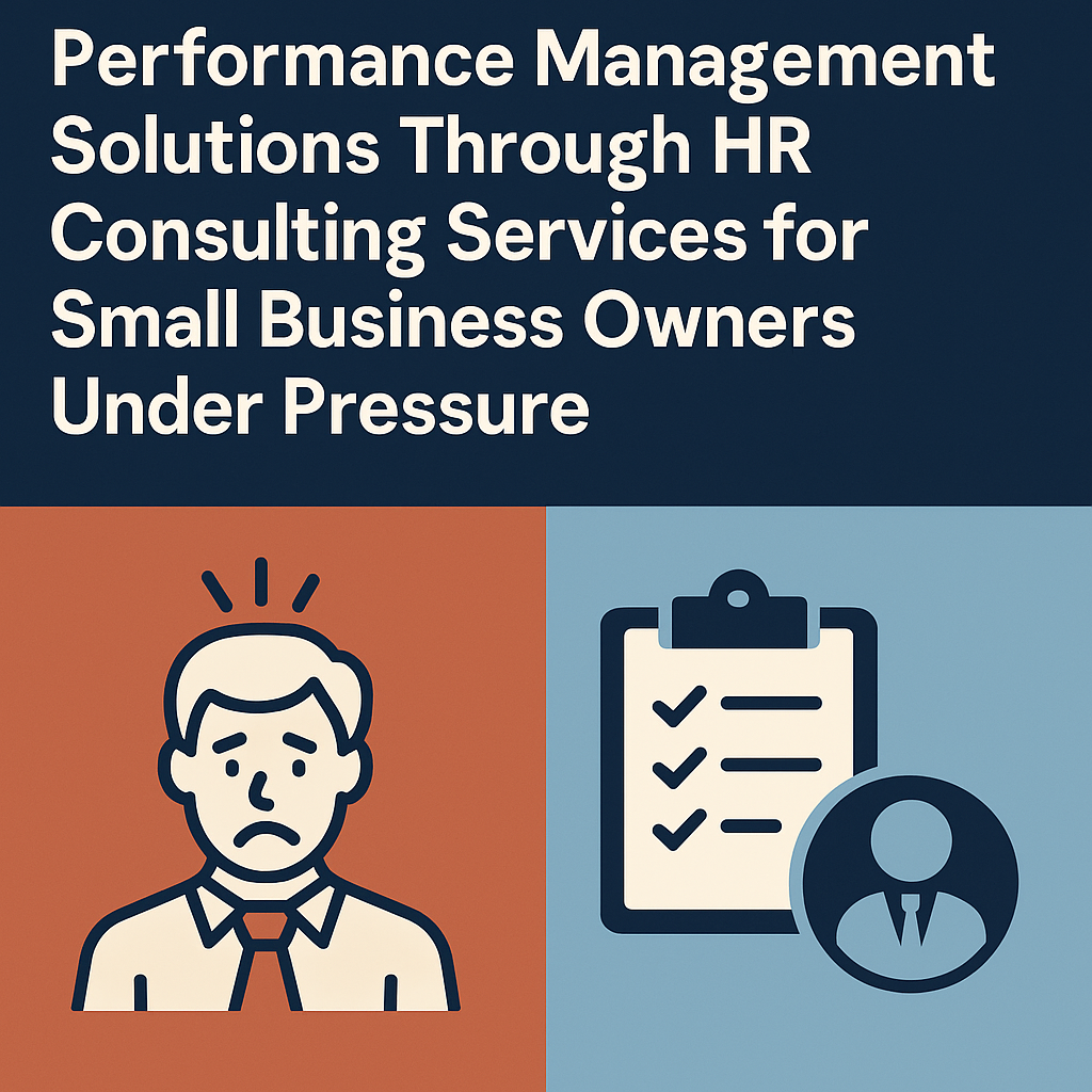 Performance Management Solutions Through HR Consulting Services for Small Business Owners Under Pressure