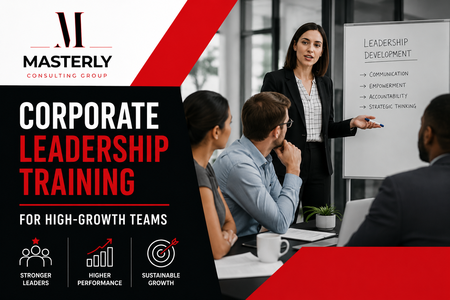 Corporate leadership training workshop