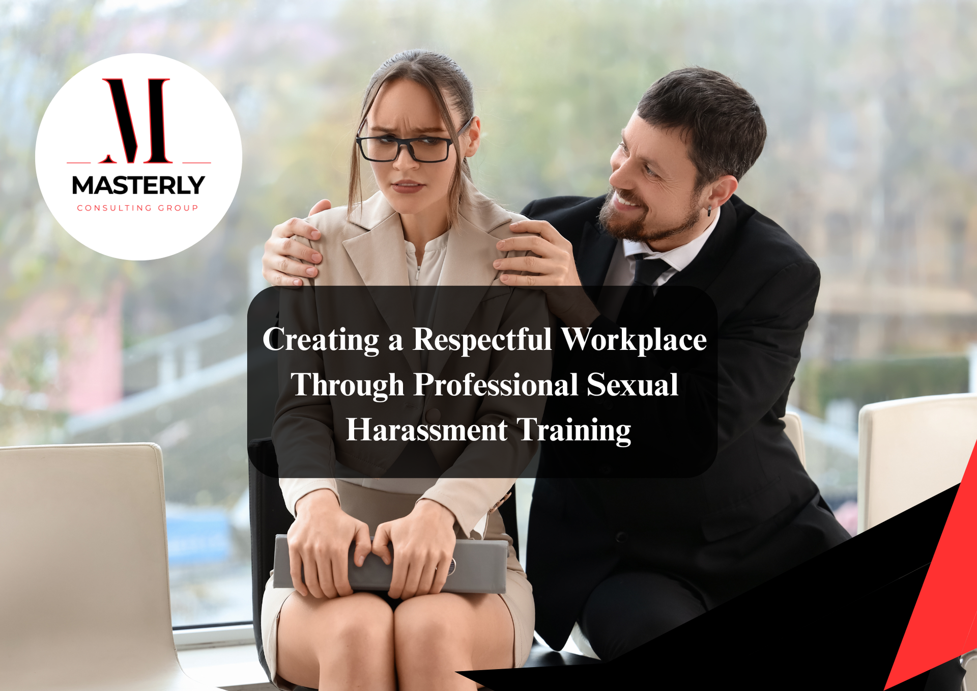 Employee sexual harassment prevention training session.
