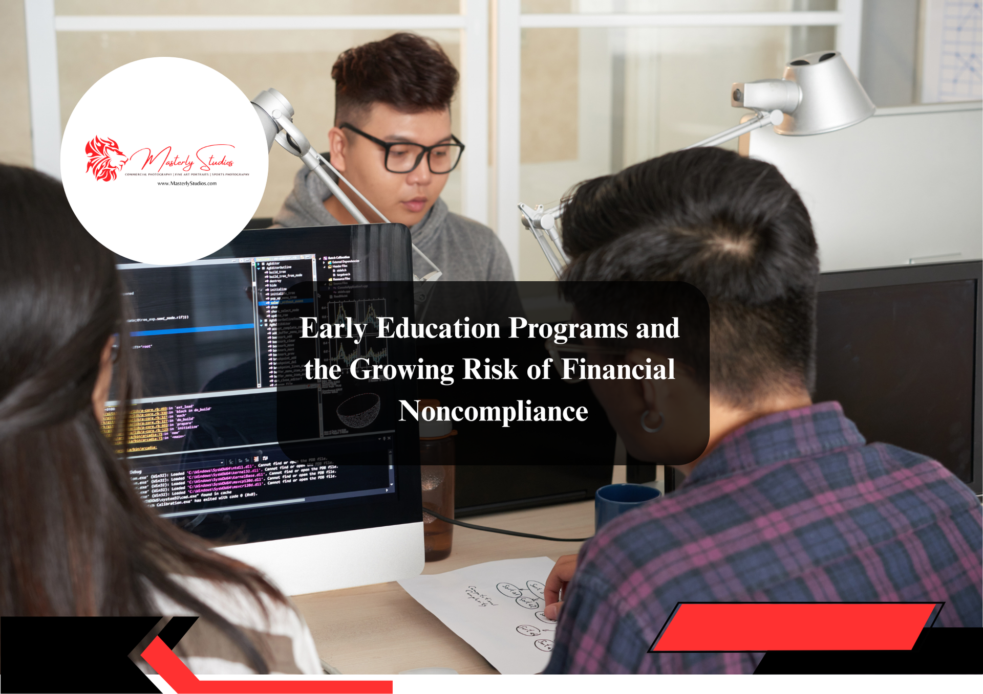 Educational consultant meeting with school leaders to discuss strategy.