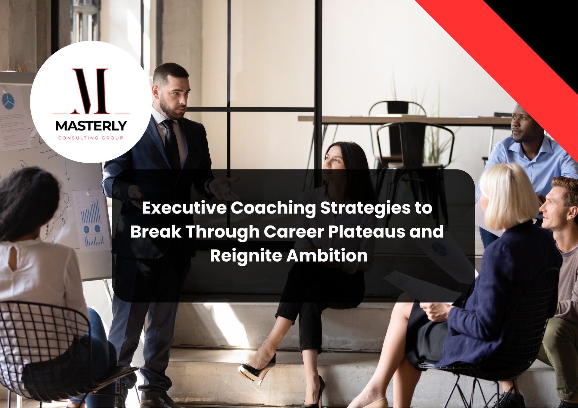 Executive coach leading a leadership coaching session