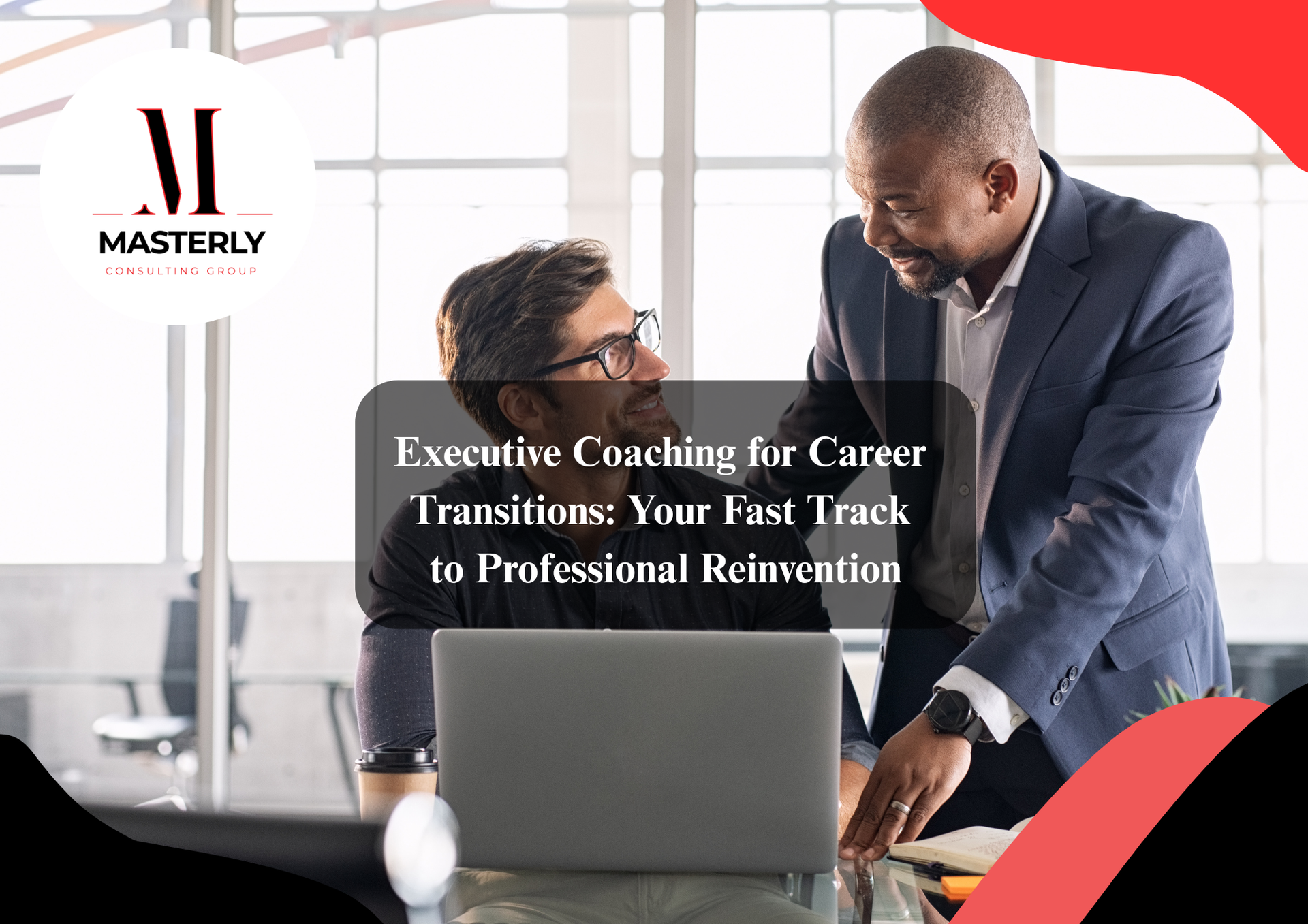 Executive coaching session focused on leadership and professional growth.