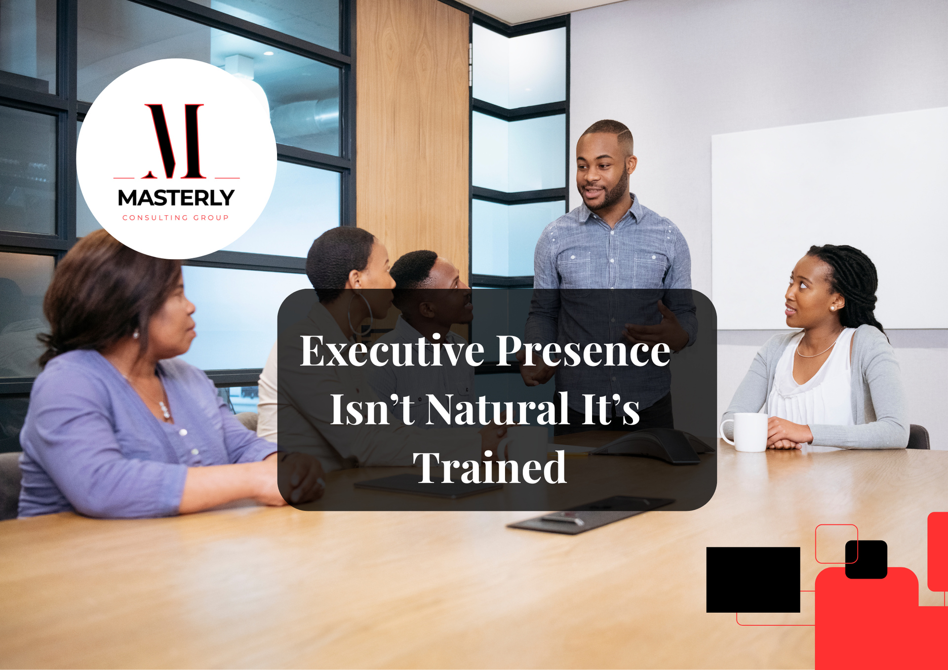 Executive coaching session for leadership development.