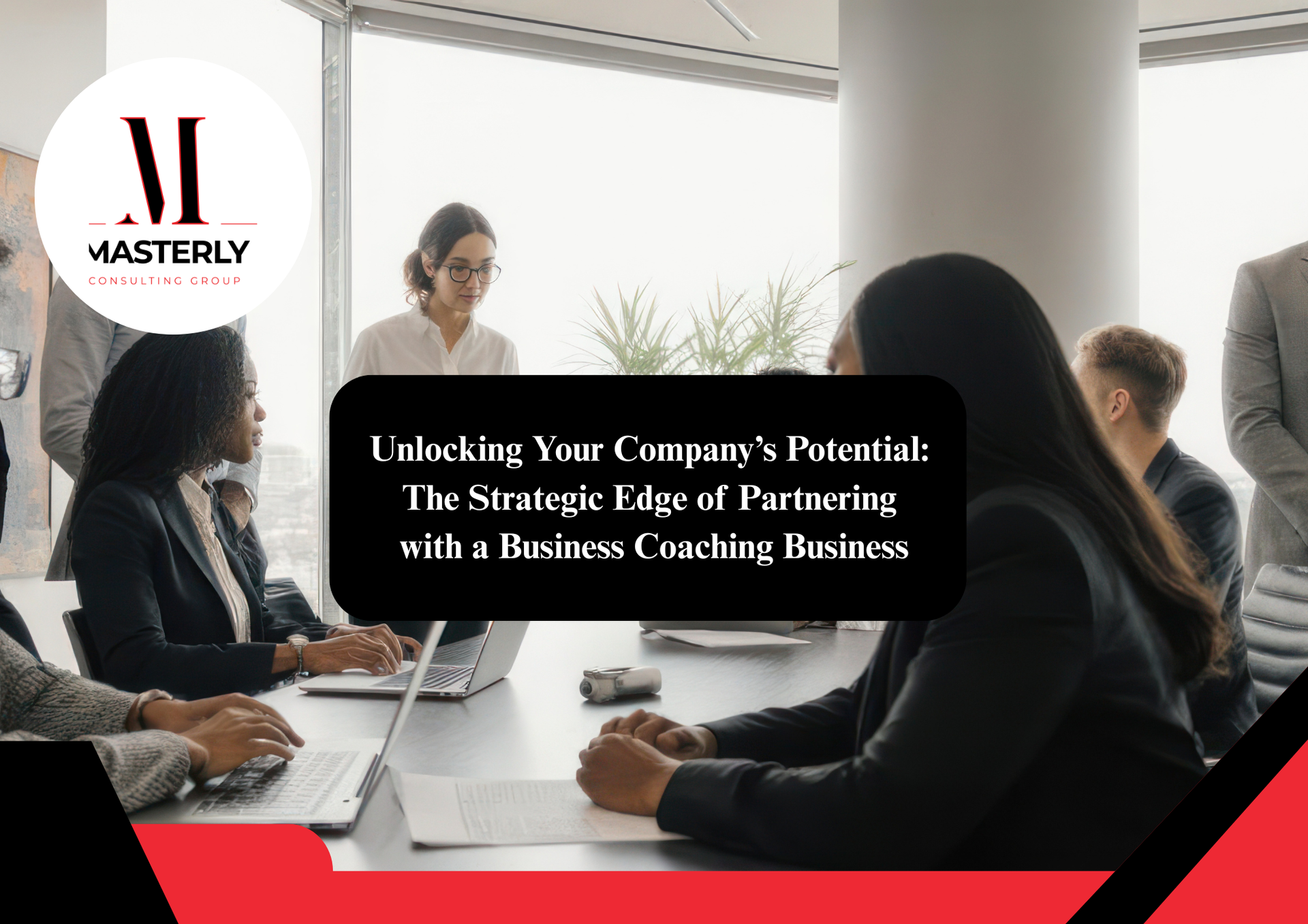 Business coach guiding a business owner