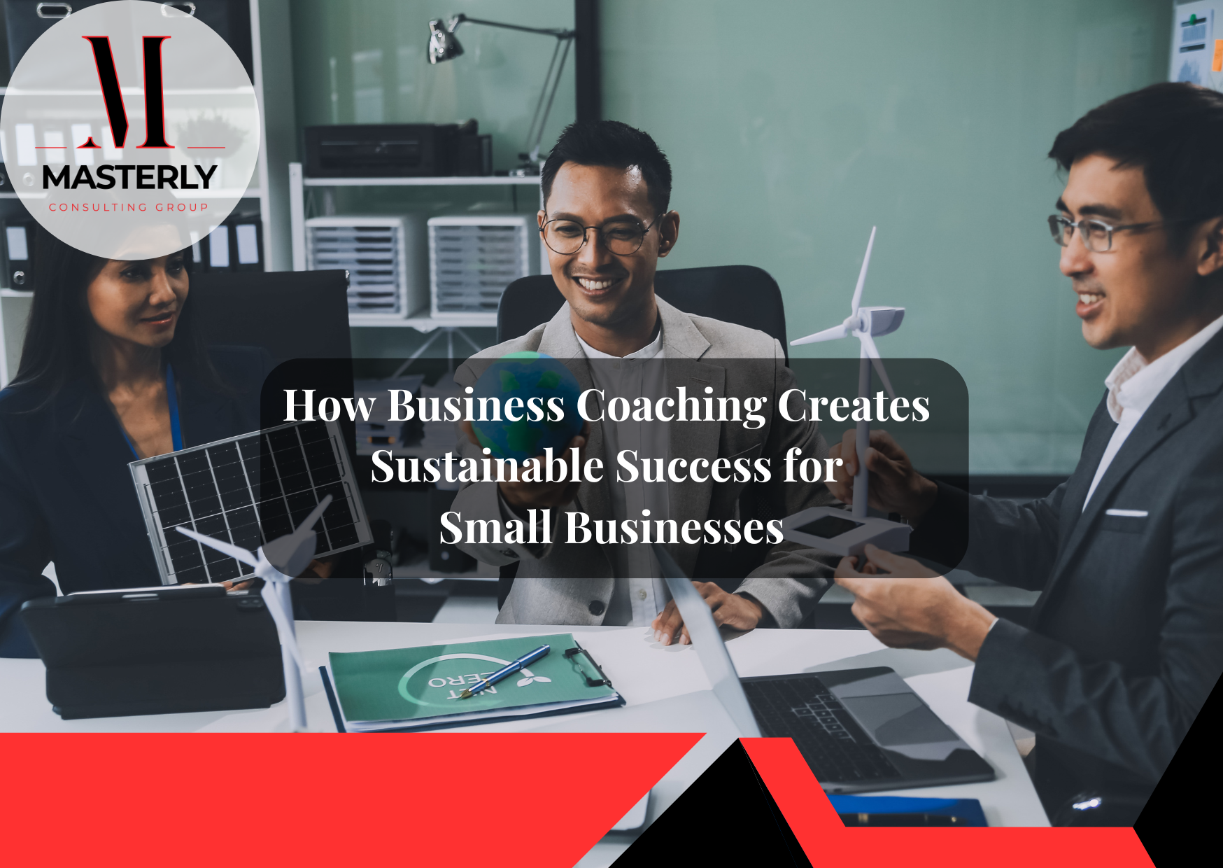 Professional providing business coaching services to a small business owner.