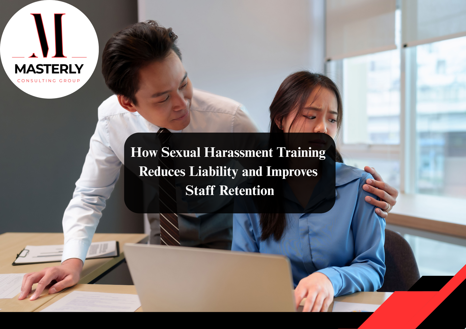 Online sexual harassment training for workplace prevention.