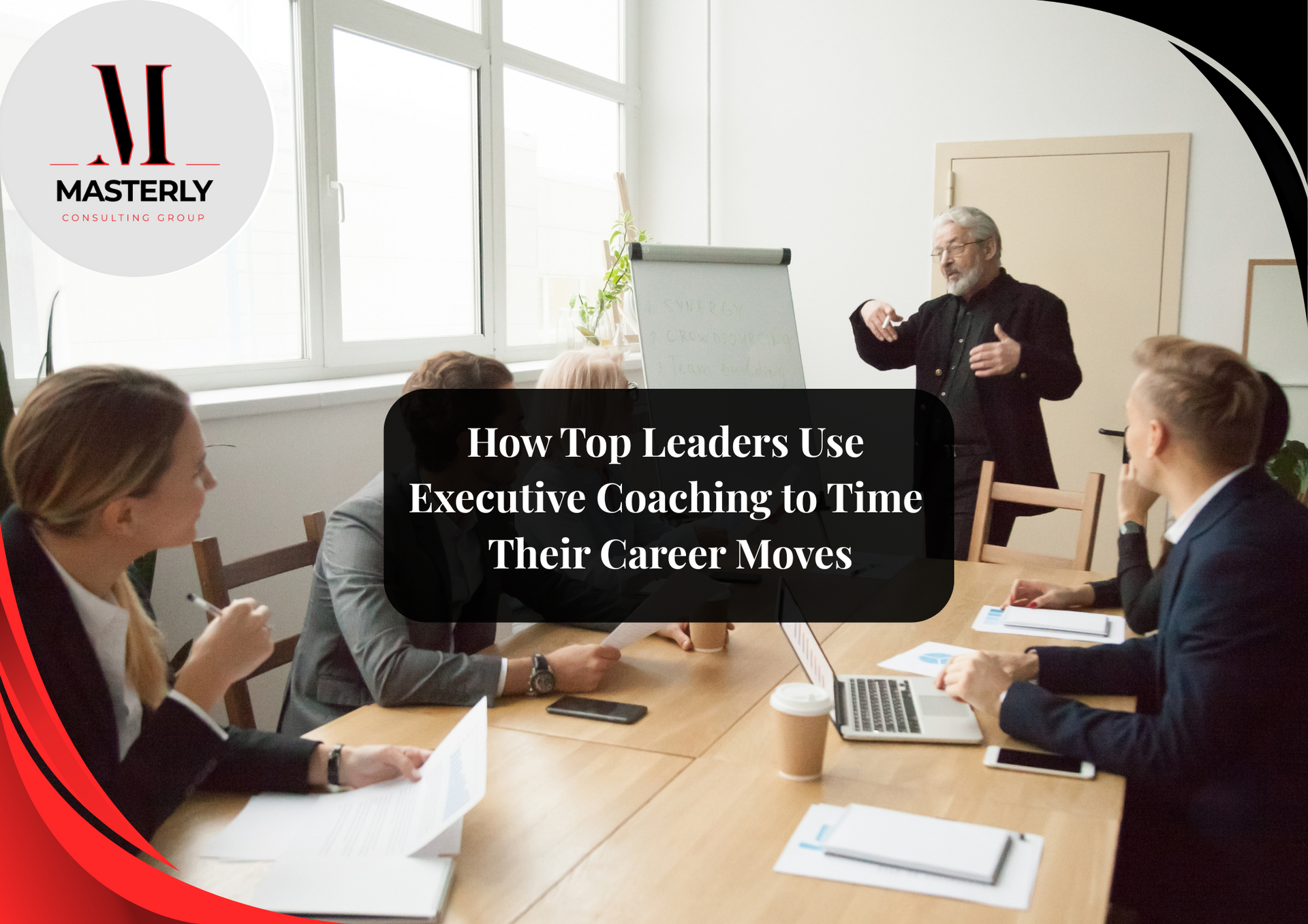 Executive coaching session for leadership development