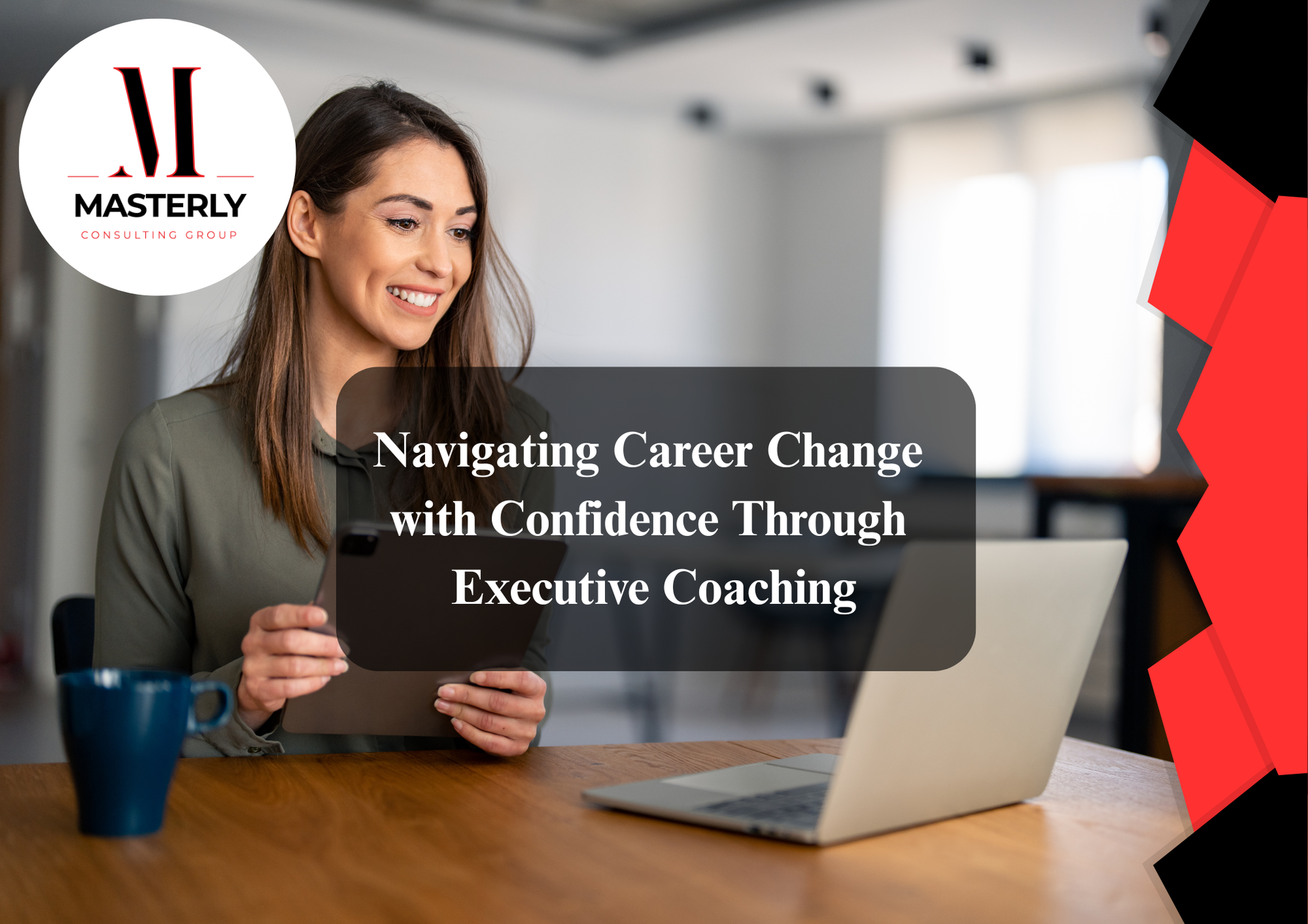 Executive coaching session helping leaders improve performance.