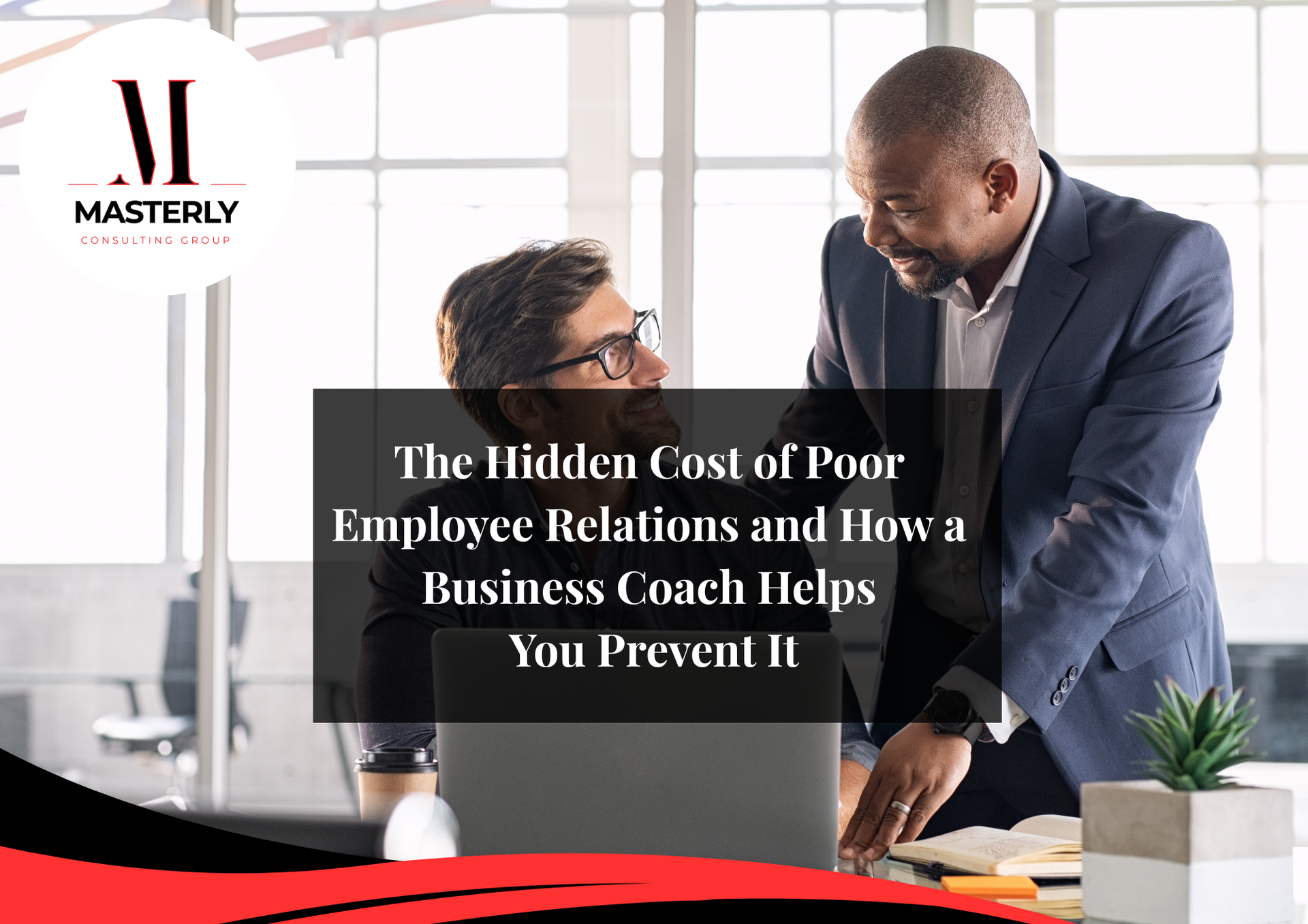 Professional business coach guiding an entrepreneur.