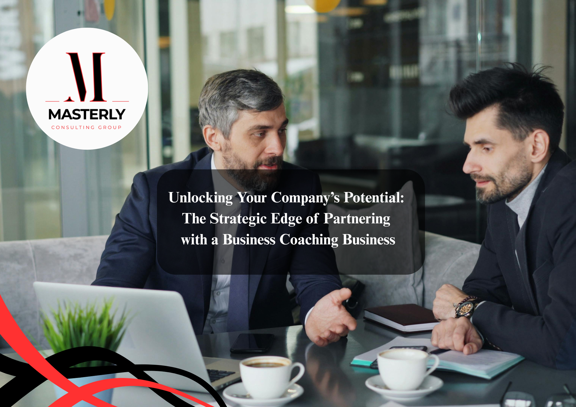 Business coaching session between coach and entrepreneur.