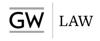 The logo for Gw law is a black and white logo.