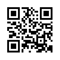 A black and white qr code on a white background.