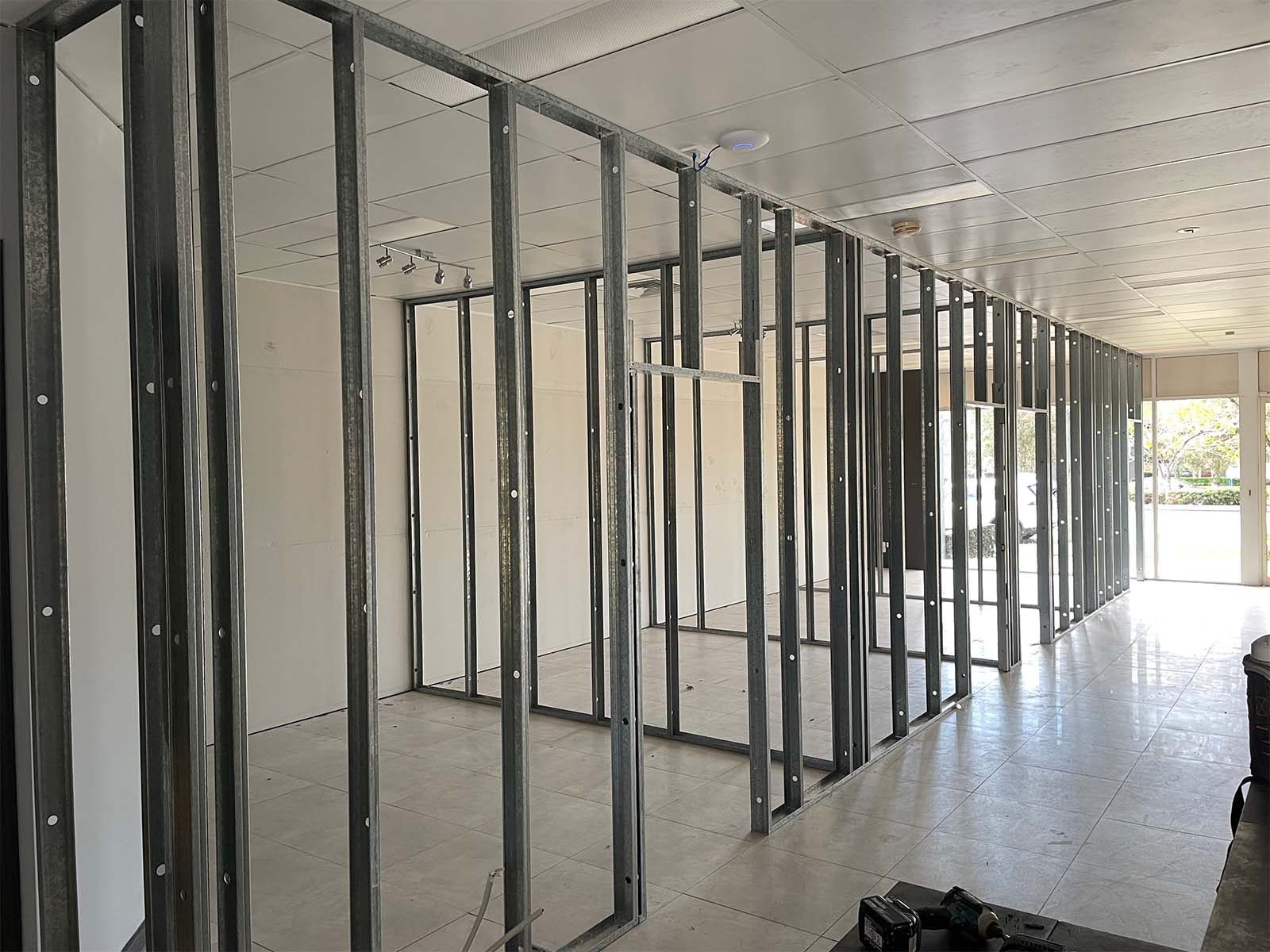 Metal Rondo Stud Wall Construction