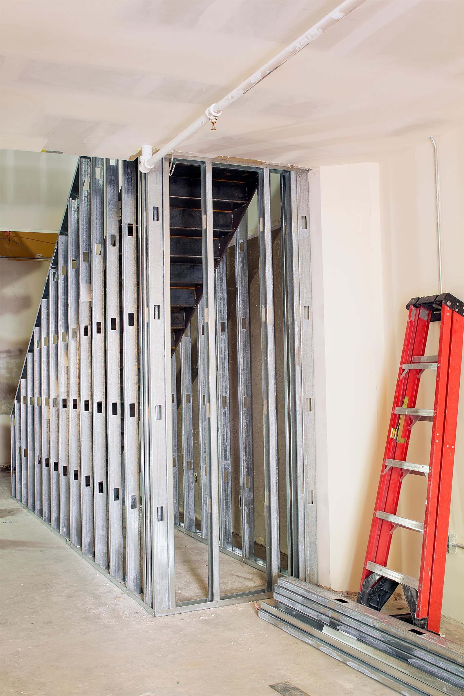 Staircase Stud Wall