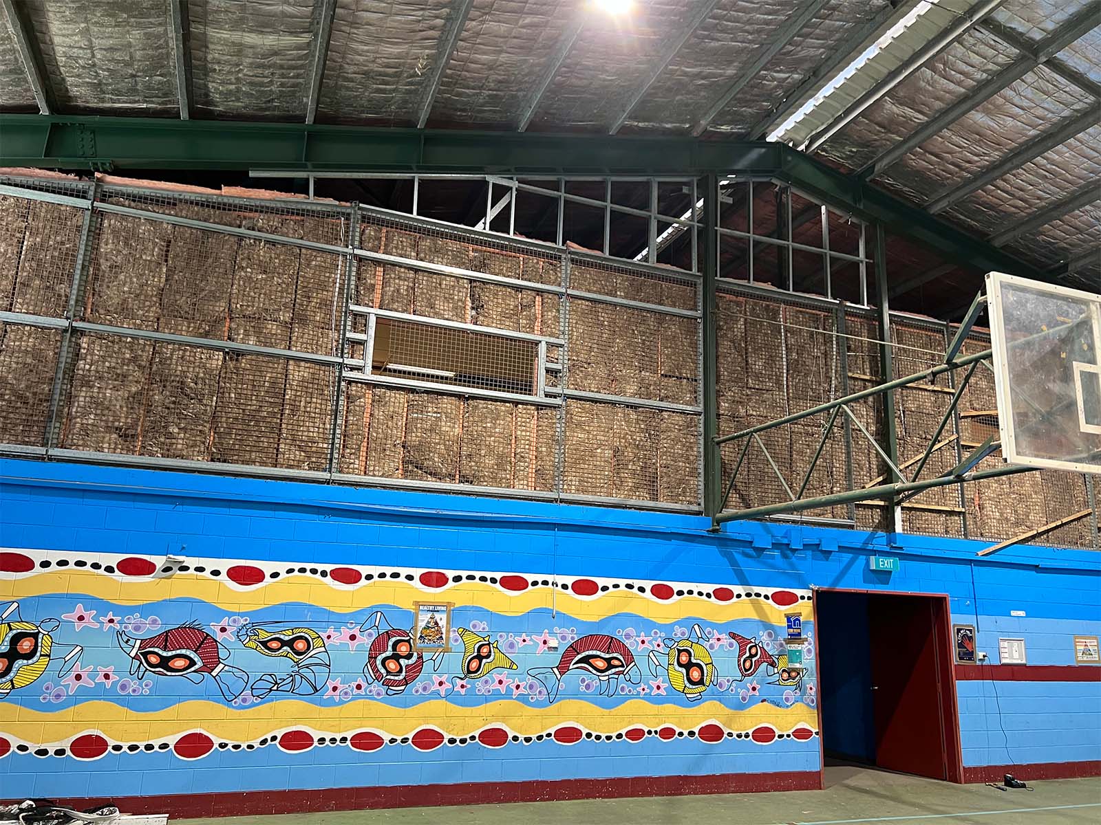 Stud Wall And Insulation Installation In Preparation For Wall Cladding