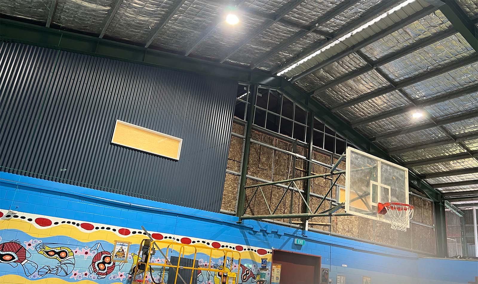 Wall Lining Installation Contractor In Sports Hall